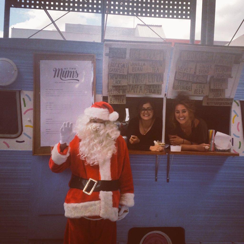 Happy Chrismakah everyone!! ..love the girls and Santa <a href="/mytwomumstruck/">My Two Mums</a>