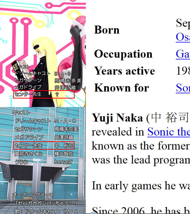 Segabits Sega Hard Girls Hi Scool Seha Girls Professor Asobin Revealed To Be Voiced By Nakayuji Http T Co Rt8dqmpnbt Twitter