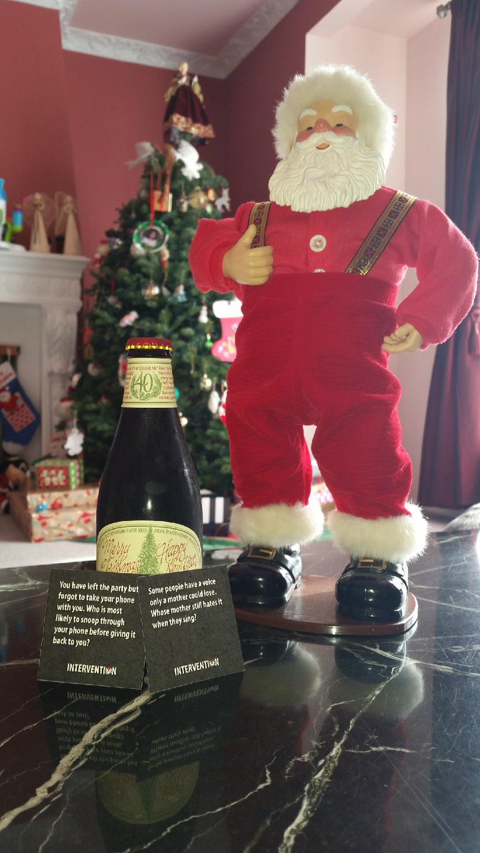 worsthabits's tweet photo. Friends and family, @AnchorBrewing Christmas Ale, and Intervention. Santa approves. Happy Holidays to all! http://t.co/iNACfJB0dz