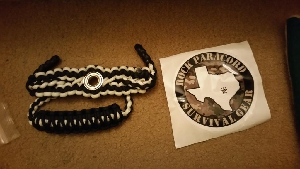 Carp78605's tweet photo. @RockParacord got my new wrist strap for my compound bow. Awesome! http://t.co/CRoR9KR7m5