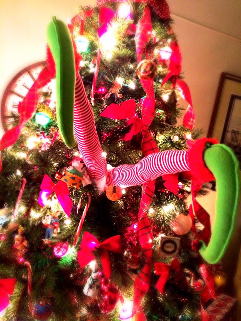 SumTaylorFL's tweet image. Here's hoping no one ends up like this elf before #Christmas #elfproblems #toomucheggnog #toomuchwine