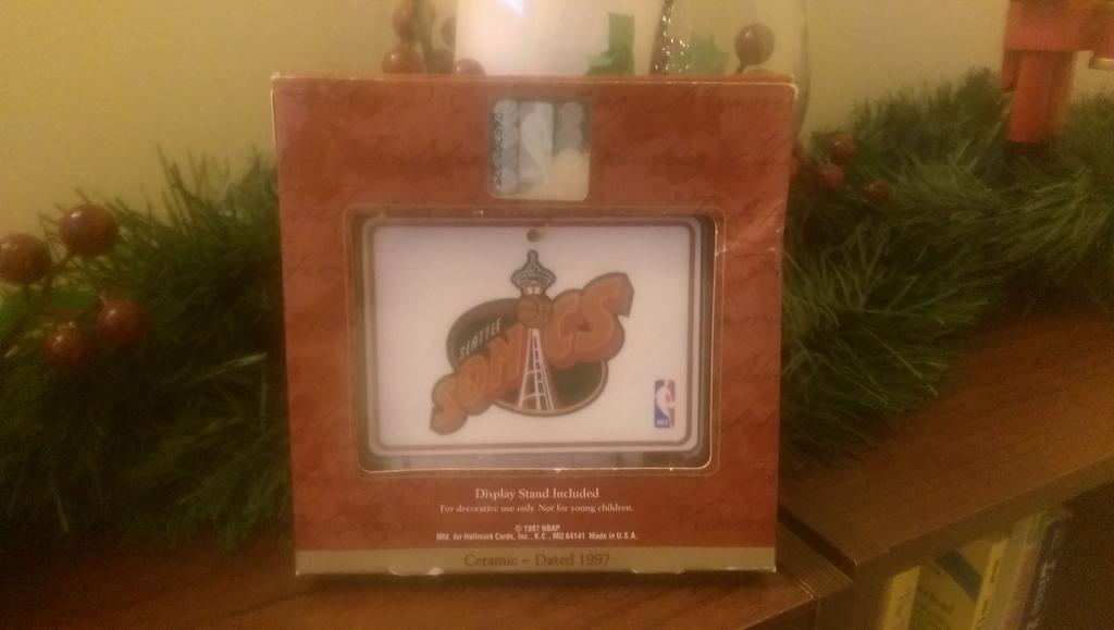 An awesome Xmas gift from my lovely wife. Delivered just in time to hang on the tree . #bringbackoursonics