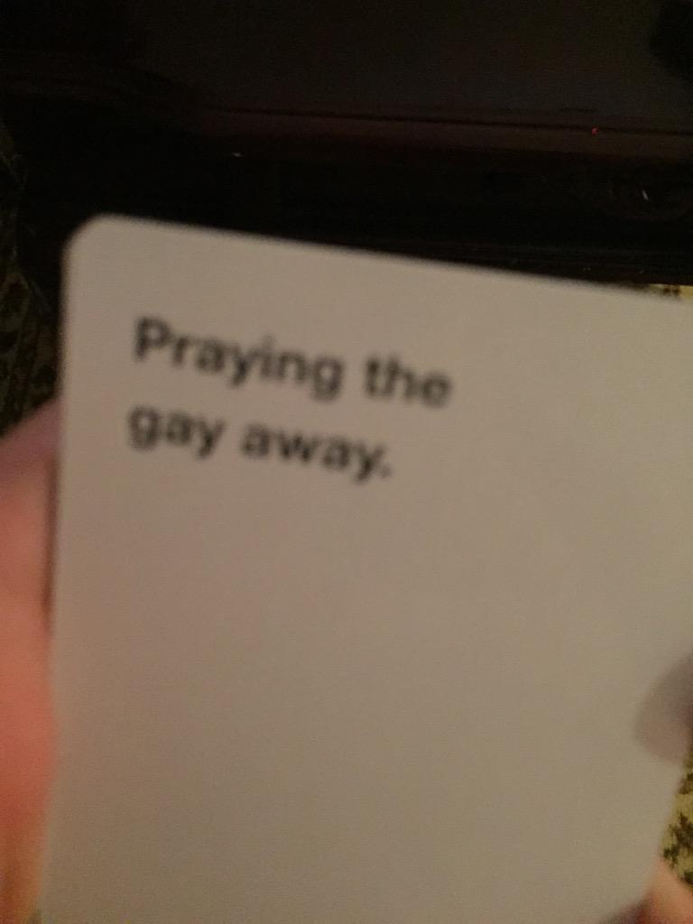 didsomethin_gay's tweet photo. Playing "cards against humanity" with a bunch straight Muslim boys #fooooook http://t.co/lZnrZsPZVn