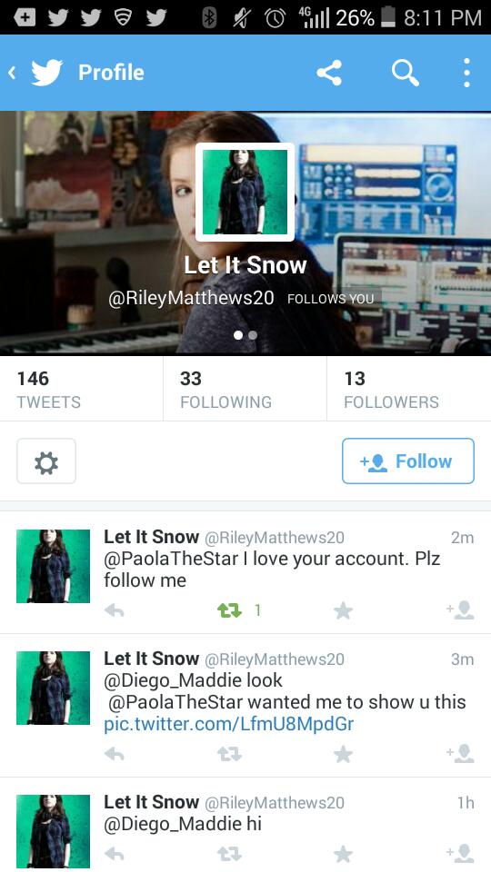 EmmaAlonso__'s tweet photo. At least @RileyMatthews20 is a fan http://t.co/J1YRXIkxNF