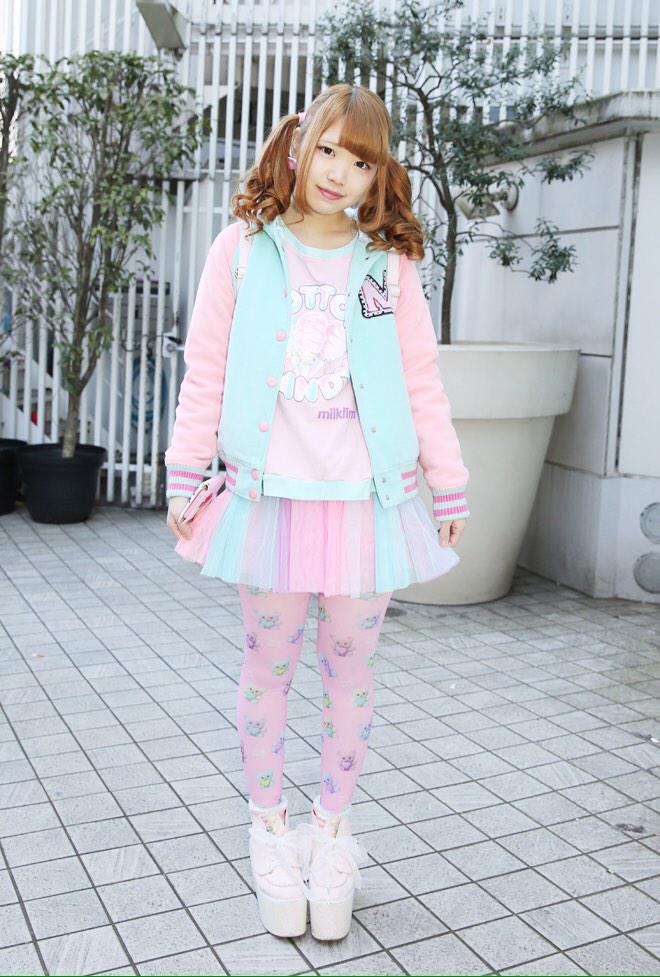 送料無料商品 |  公式 オンライン milklim ミルクリーム スタジャン 原宿系 ゆめかわいい ジャケット・アウター