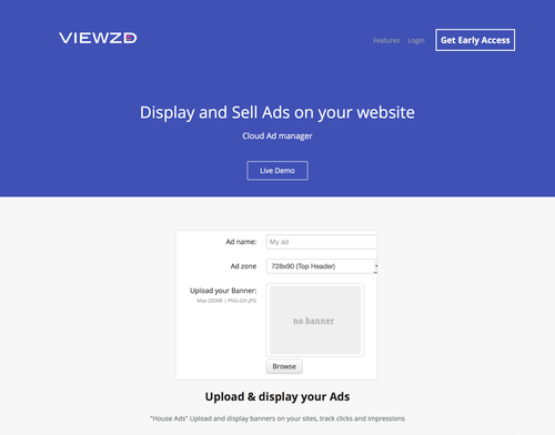BetaList's tweet image. Viewzd: Display and sell ads on your website btl.st/1zAnKOY