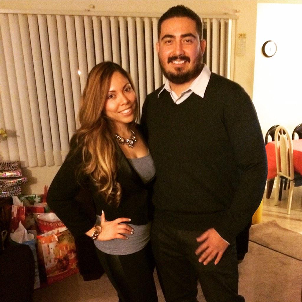 Rodriguez_B0SS's tweet photo. Feliz Navidad and Merry Christmas from @Pretty_Nanci and I. #Christmas #Navidad #fiancé #ItsAboutToGetReal #2014 http://t.co/vXSe90CkyI