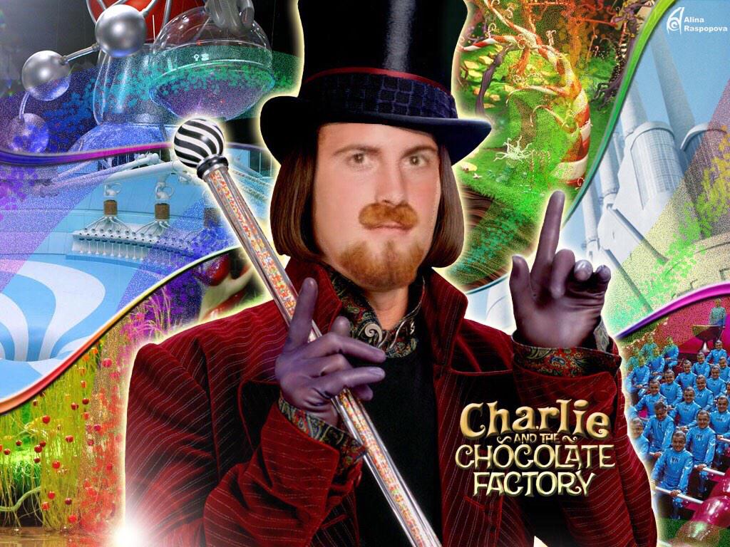 jbakeparody's tweet photo. Christmas Day release. Charlie and the Chocolate Factory 2: BAKE'd Outta My Mind http://t.co/hpNeDVKy1y