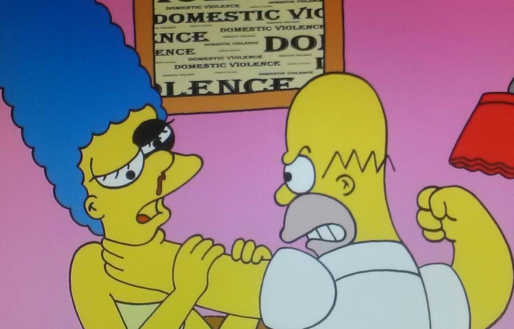 Homer trippin! As soon as he throw his last punch, I would have been calling 911.