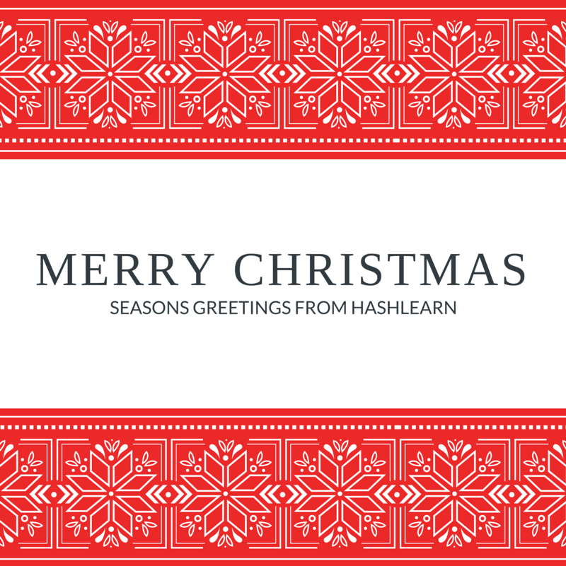 HashLearnNow's tweet image. Seasons greetings!