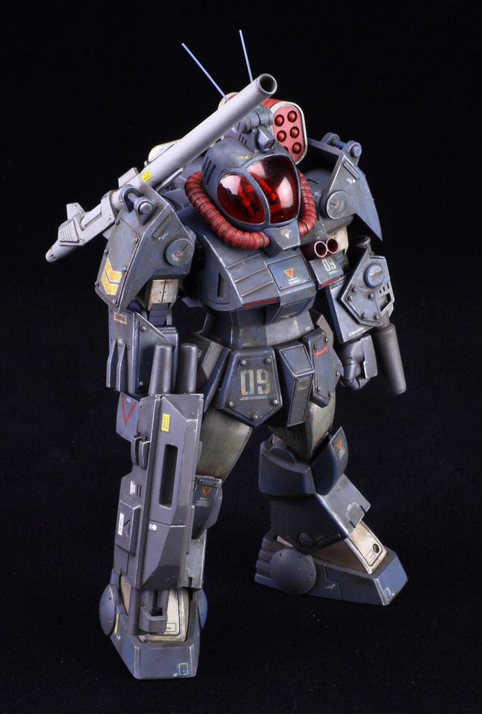 モデルグラフィックス2月号。ダグラム特集にてラウンドフェイサー