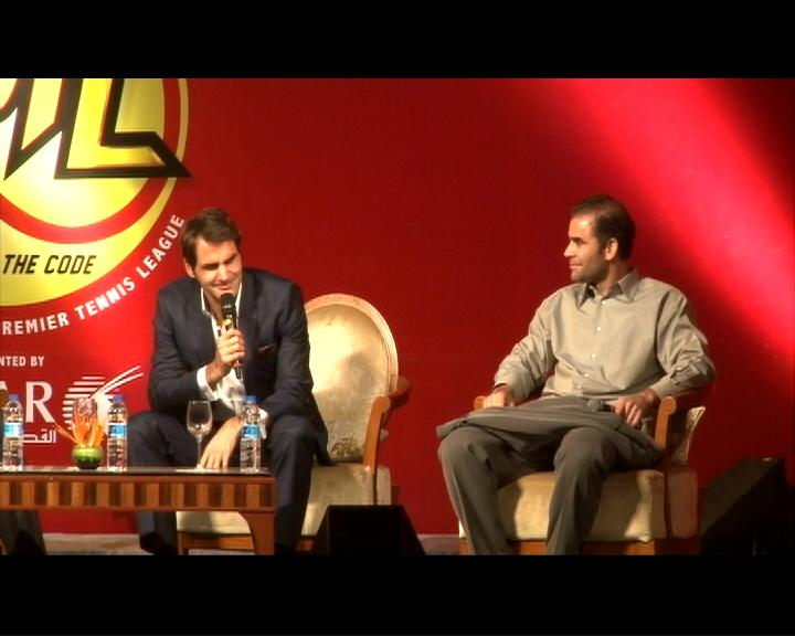 NDTVProfitShows's tweet photo. @rogerfederer &amp; #PeteSampras share their india experience on #IndiaQuestions
#NowPlaying @NDTVPrime
@shruver @iptl http://t.co/hVYWknSC65