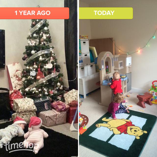 EmmJsok's tweet image. Awwww :) not so tiny this year, playing with the kitchen Santa brought them. Merry Christmas everyone !!!!