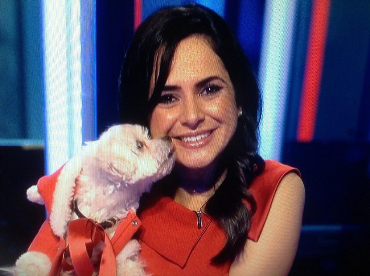 chirpacheep's tweet photo. Martha and Naz with weather updates on Christmas Day Sunrise http://t.co/SDxp7ScHPJ