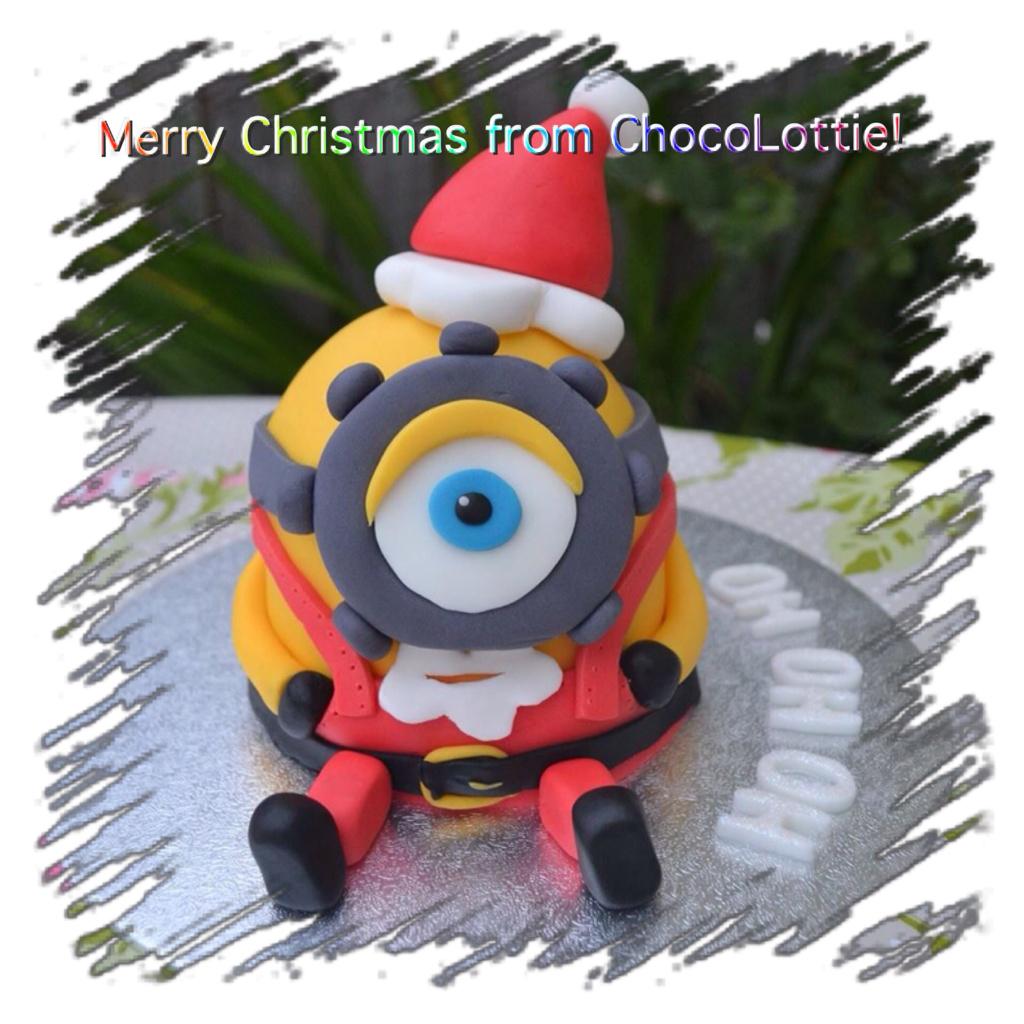 ChocoLottieCake's tweet photo. Hope you all have a lovely day! #merrychristmas #cake #cornwall #santa #minion http://t.co/ob4eWpAwHA