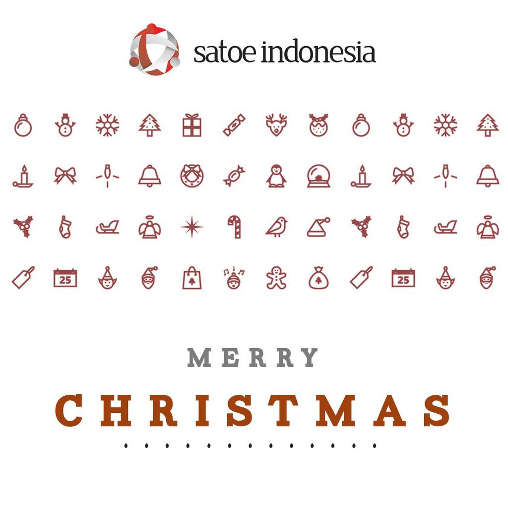 SatoeIndonesia's tweet photo. Like family, Christmas is about giving, sharing, and caring. Selamat hari raya natal untuk teman SI yang merayakan. http://t.co/fgE8aA1QDs