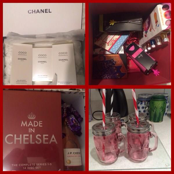 Luxury Nat box, Night in Nat box, Nat's favourite things box, Spoilt Nat perhaps? He knows me so well 😍 #CHRISTMAS