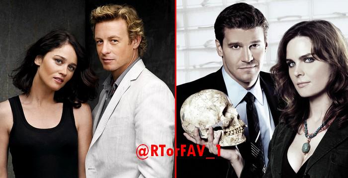 REQUESTED
RT for Lisbon &amp; Jane 
FAV for Bones &amp; Booth