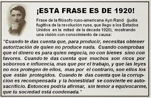San_ATEO's tweet photo. Decía la atea (de origen judío) Ayn Rand: http://t.co/mcQpnTcUYK