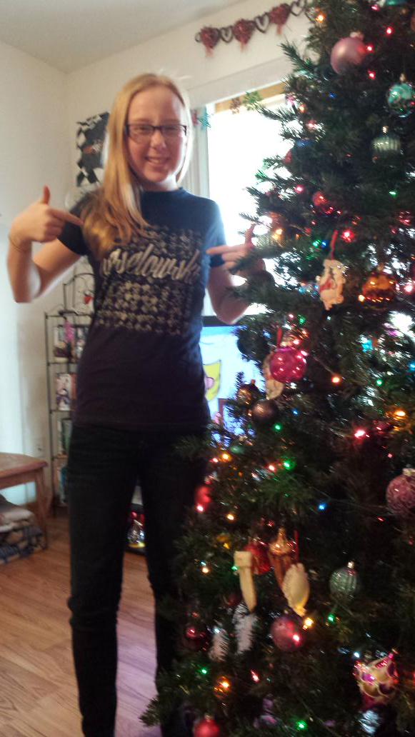 NascarGirl022's tweet photo. @keselowski my sisters Christmas from me! I'd say I'm a pretty awesome sister! #2gear http://t.co/ojHMJCFLqg