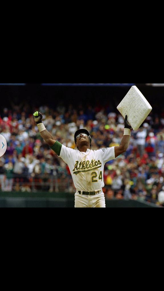 Today(and everyday) you\re the greatest of all-time! Happy birthday Rickey Henderson!  