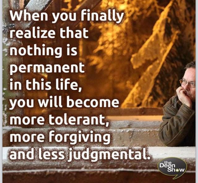 Nothing is permanent