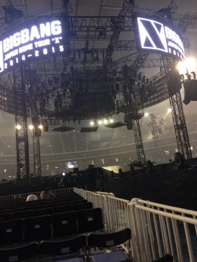 big_T_bang's tweet photo. BIGBANG JAPAN DOME TOUR "X"
とても楽しかった！
じよんべもGD&amp;TOPもたぷてそもにょんとりも最高でした！
でも唯一食いが残るのはよんべ?が投げたタオルが隣の人に取られたことかな〜... http://t.co/gRyDj5TUWz