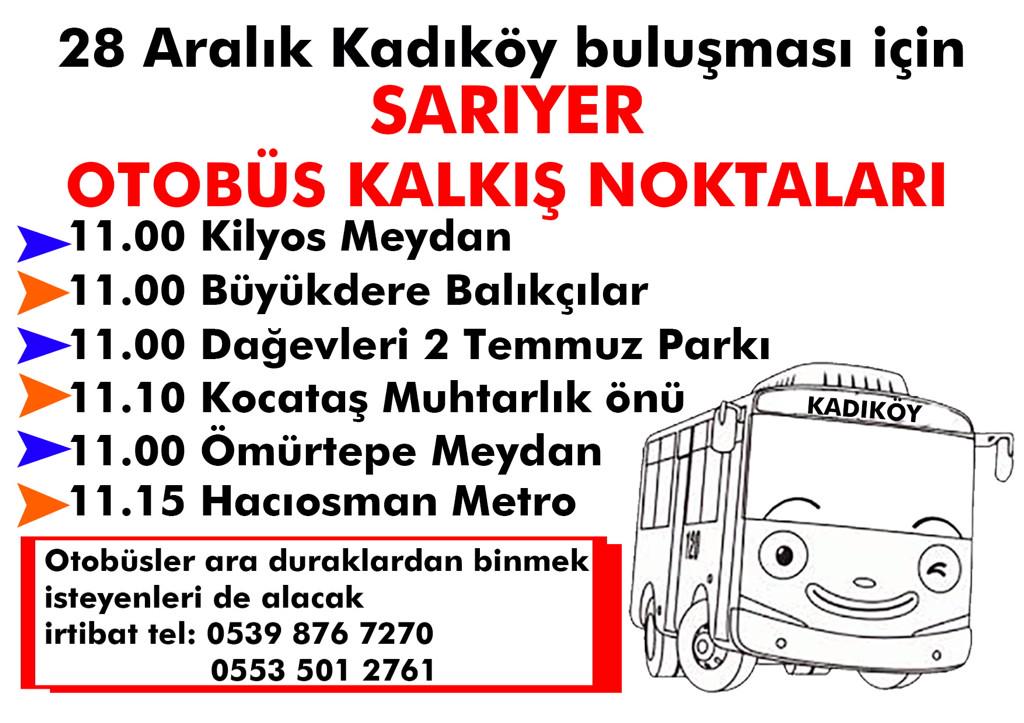 28 Aralık Kent ev Doğa buluşması için Sarıyer otobüs kalkış noktaları<a href="/KentSavunmasi/">🌳Kent Savunması</a> <a href="/MarmarayiSavun/">Marmara Savunması</a> <a href="/kuzeyormanlari/">Kuzey Ormanları Savunması</a>