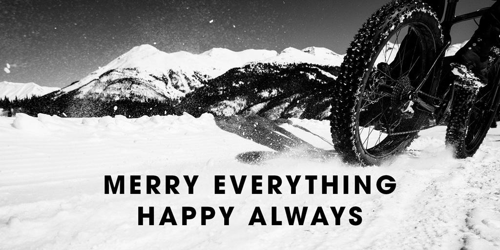 May your celebrations be merry, your future always happy, and your rides always fun.