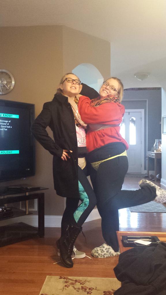 seedlessmelon's tweet image. Shoup family tradition: put your gifts on as you receive them