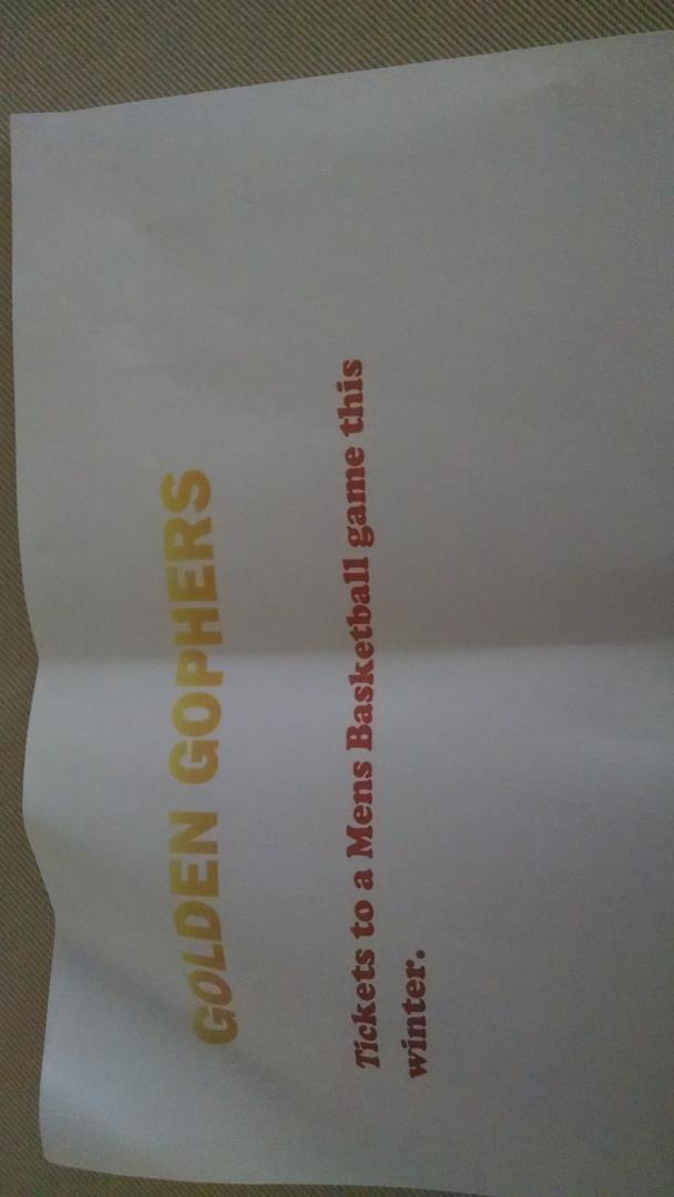 Twolves_Rumors's tweet photo. @GopherSports @GopherMBB one of my gifts! http://t.co/ZCc5hMaSAz