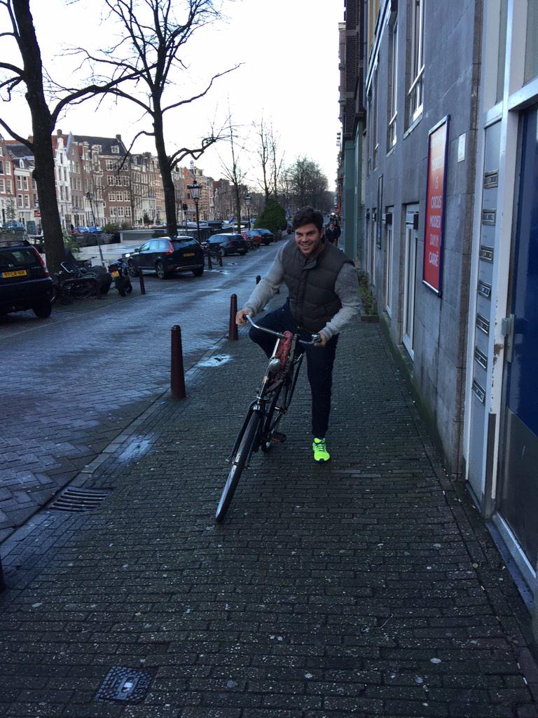 Stealing bicycles in Amsterdam #badinfluence <a href="/Jono__Ross/">Jono Ross</a>