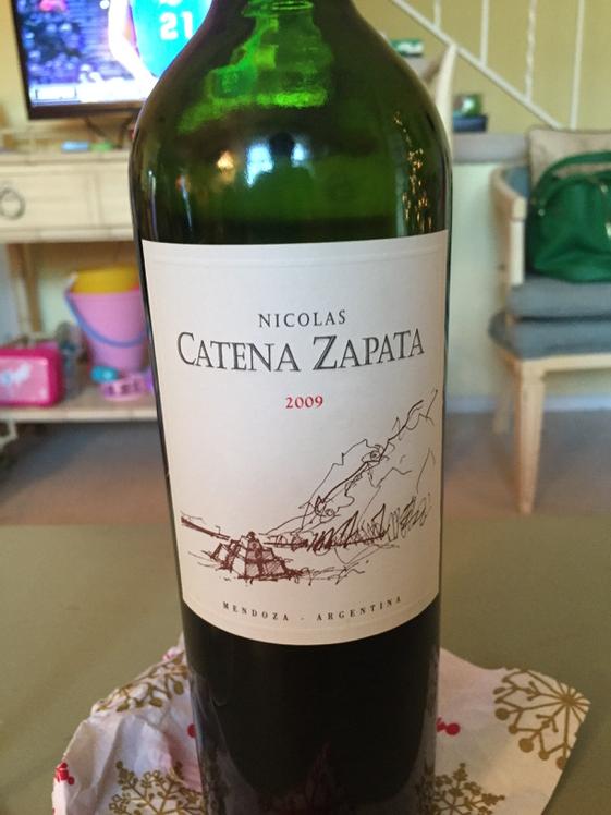 Maybe the best wine I've EVER tasted !! #nicolascatenazapata