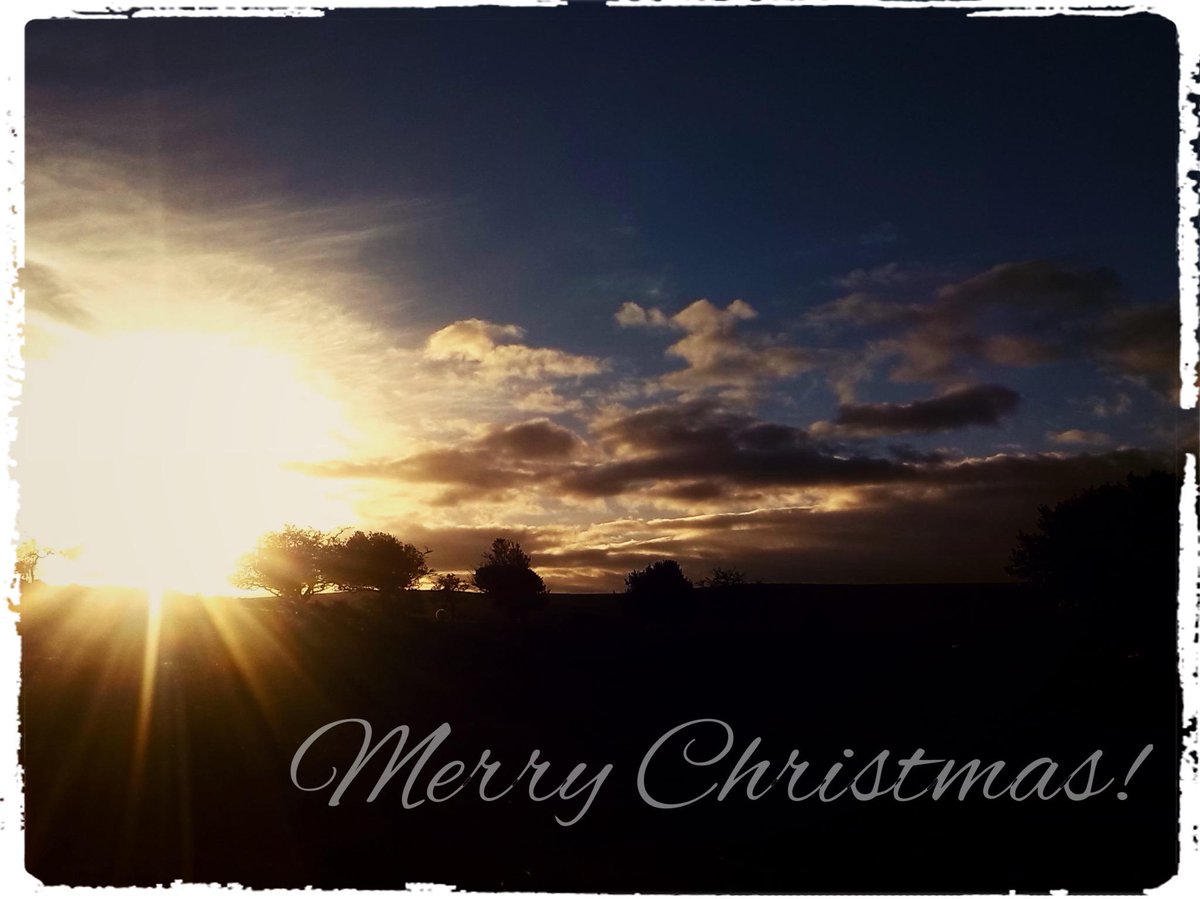 Parsonage_Farm's tweet image. Merry Christmas from Parsonage Farm!  A beautiful day for a walk on the @Quantockhills!