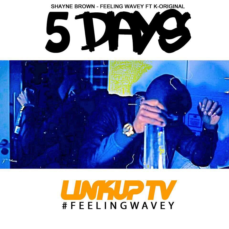 shaynebrownuk's tweet photo. #feelingwavey music video is coming out in 5 days, RT or put this picture up as your DP! http://t.co/hvxF0FLKSI