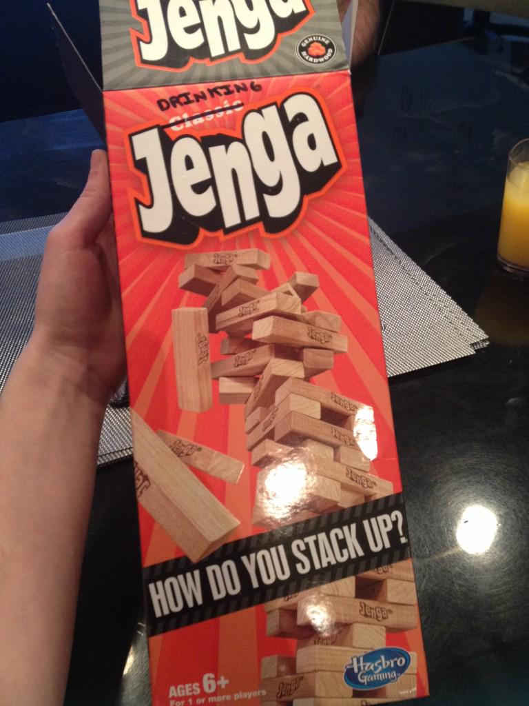 mckenziehryciuk's tweet photo. Hell ya!! #drinkingjenga http://t.co/cq7NxhJydU
