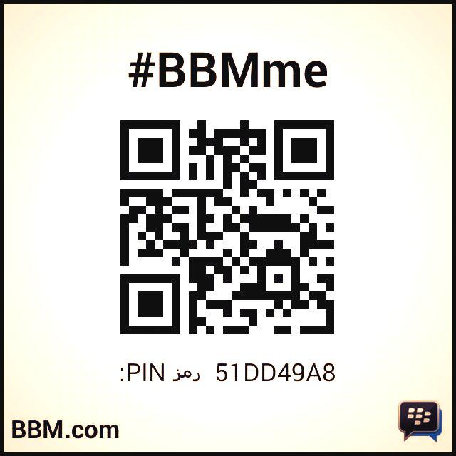 #BBMme PIN: 51DD49A8
pin.bbm.com/51DD49A8