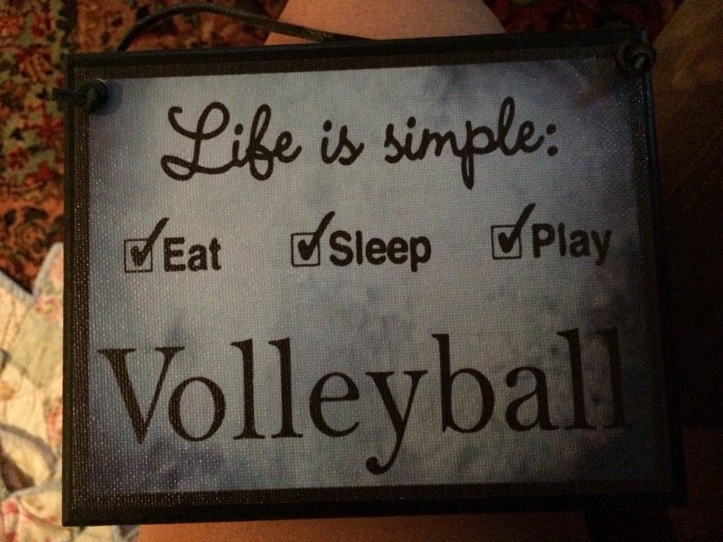 IsVolleyball's tweet photo. The most realistic gift I got... http://t.co/19iK2DbJkL