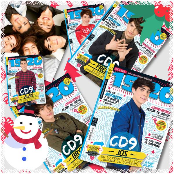 CD9's tweet image. ¡Corre a tu puesto de revistas y ve por tu @15a20! ¡5 portadas coleccionables! #CD9en15a20