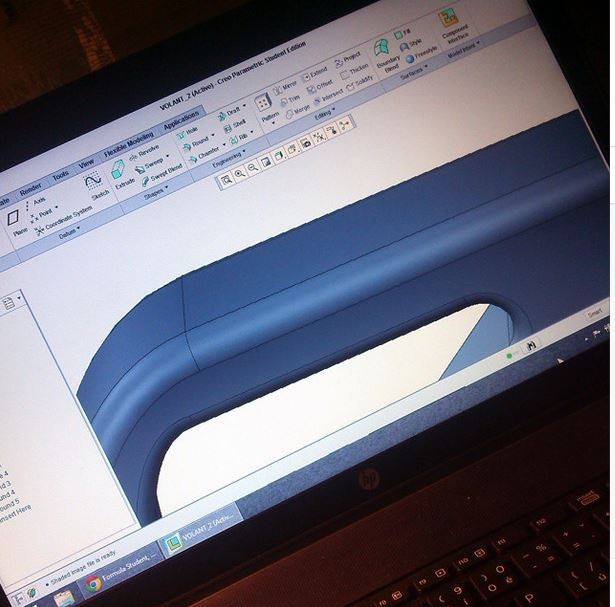 formulaostrava's tweet photo. Hard working on steering wheel :-). #fsae #formulastudent #brebeckcomposite #f1 #formulaproject #ostrava #vsb http://t.co/F5Tw23aBQG