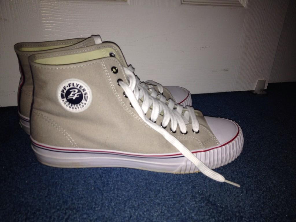 MitchVanO's tweet photo. PF Flyers = Greatest gift ever. #runfaster #jumphigher http://t.co/gT6Uwokf0h