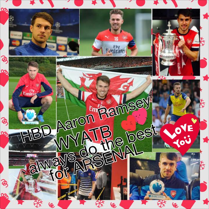 Happy Birthday
Aaron Ramsey :D
WYATB
Always do the best for ARSENAL 