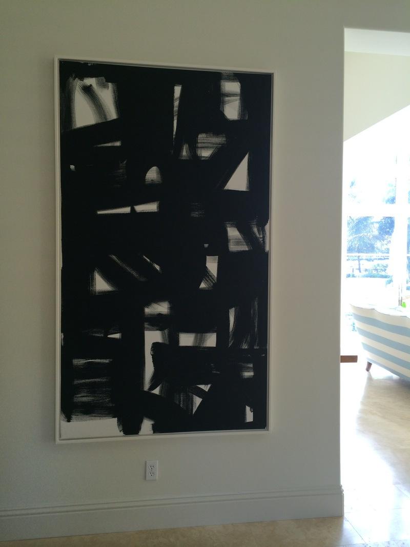 #TORONTO ARTIST # BLACK AND WHITE #LARGESCALEPAINTINGS ABSTRACT