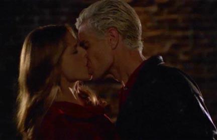 <a href="/badassbuffy/">Buffy Summers</a> "What's the matter, slayer? You don't wanna dance?"  He kisses her again.