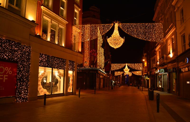 #Christmas night on #GraftonSt #Dublin, 2014 (4):