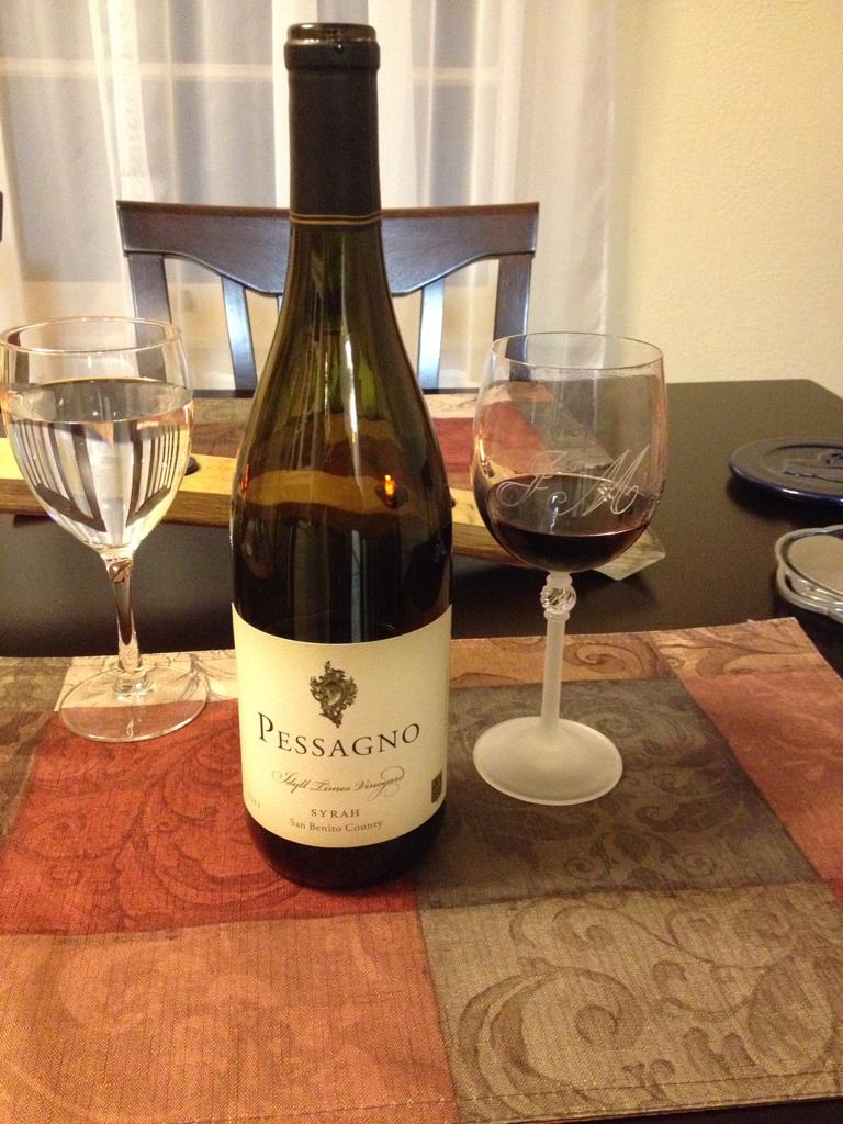 I had been saving this last bottle for #Christmas.
A 2011 Idyll Times Syrah from <a href="/PessagnoWine/">Pessagno Winery</a>. My fave!
#slhwines