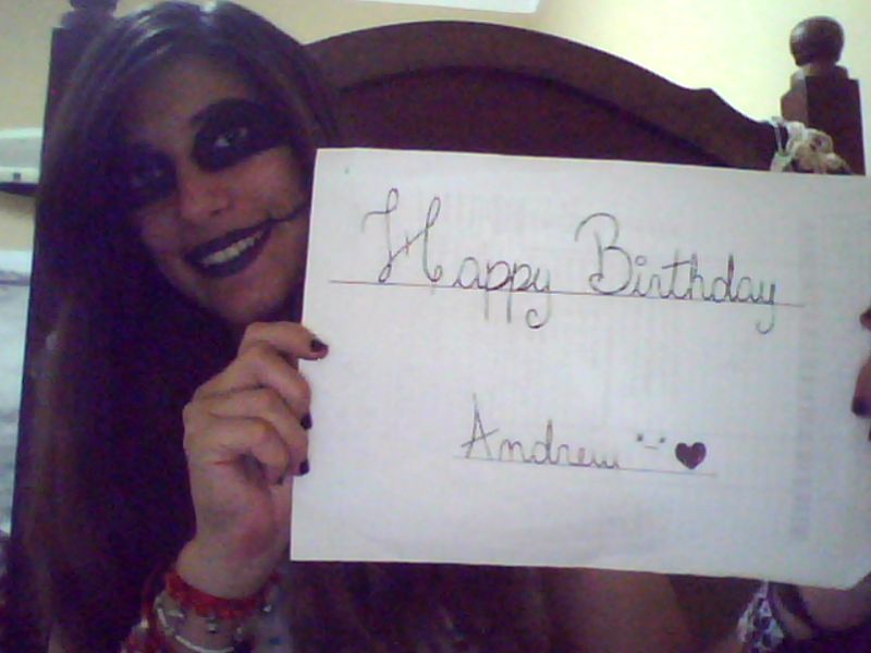 Happy Birthday Andy Biersack! I adore you :3 <3 Cc   
