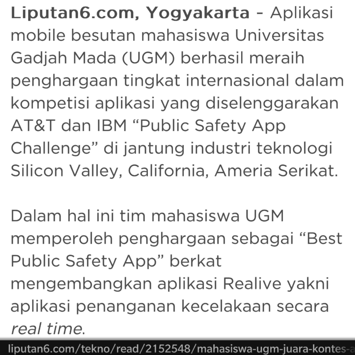 Indonesia Juara Kontes Aplikasi di Amerika: