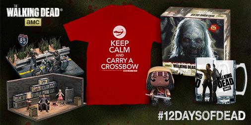 On the #SixthDayOfDead, #TheWalkingDead gave to me... 🎵 
RT for a chance to win a #12DaysOfDead prize pack! #Sweeps