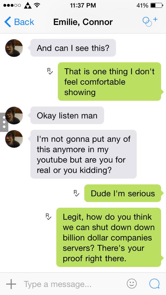 Horrifies's tweet photo. #TruthAboutLizardSquad Pt 3 http://t.co/UBJb1Zipqf